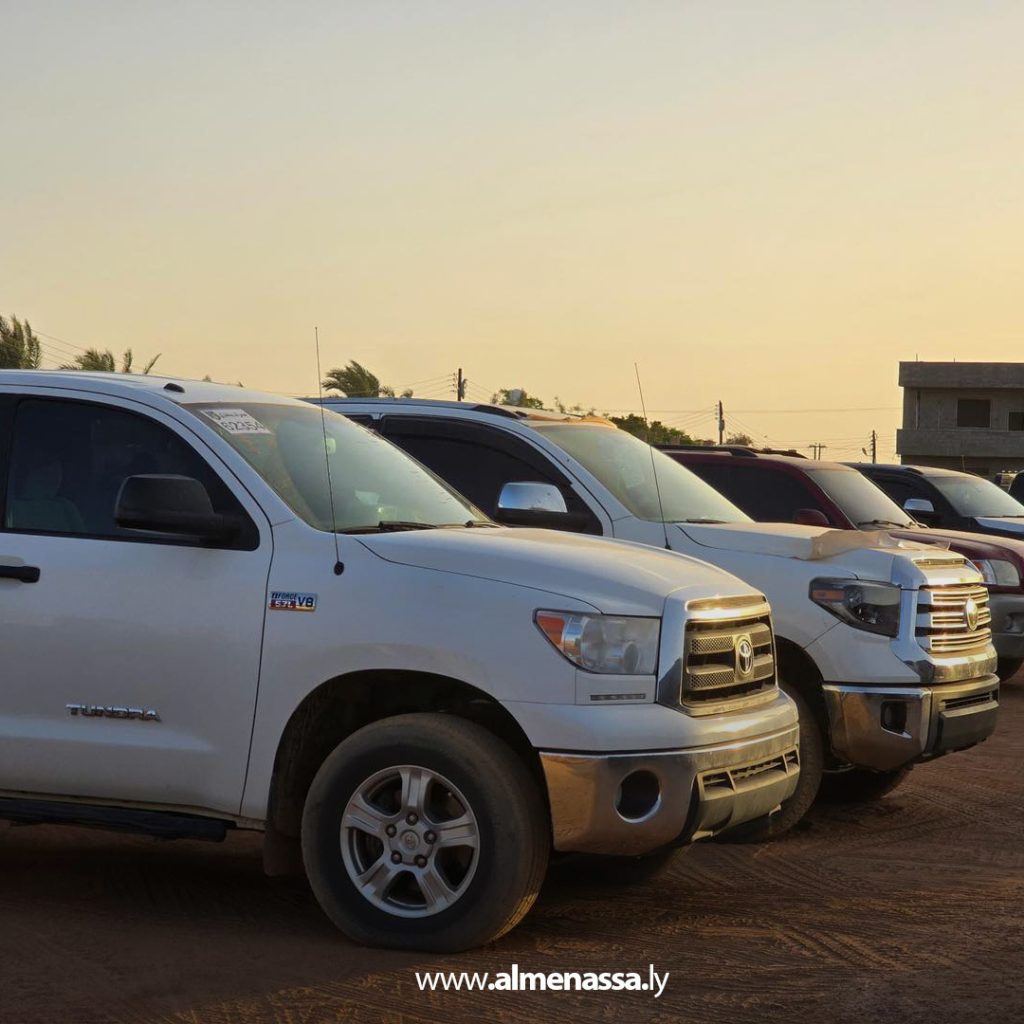 extra1111111 36 حملة أمنية واسعة بالكفرة تسفر عن حجز 160 مركبة مخالفة