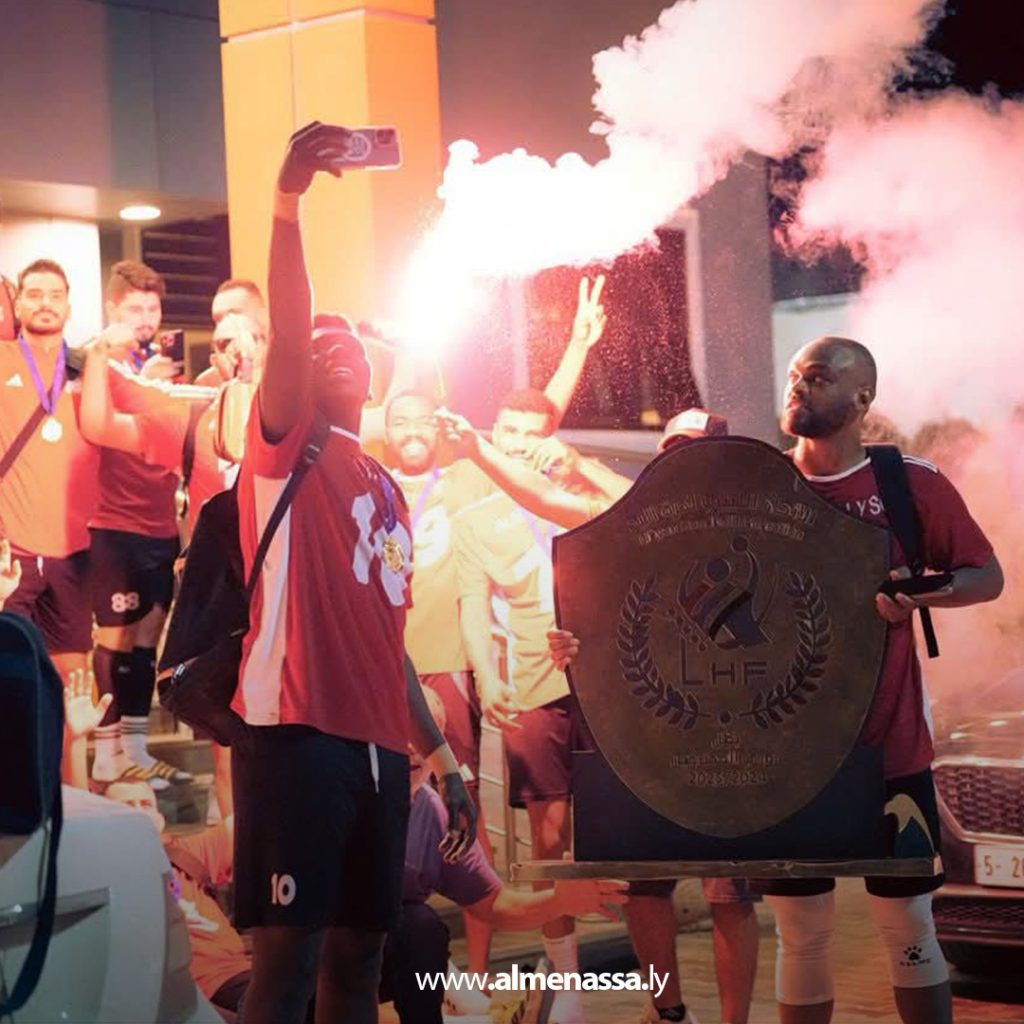 extra11111111 15 الأهلي بنغازي يحرز لقب الدوري الليبي لكرة اليد لموسم 2024-2025