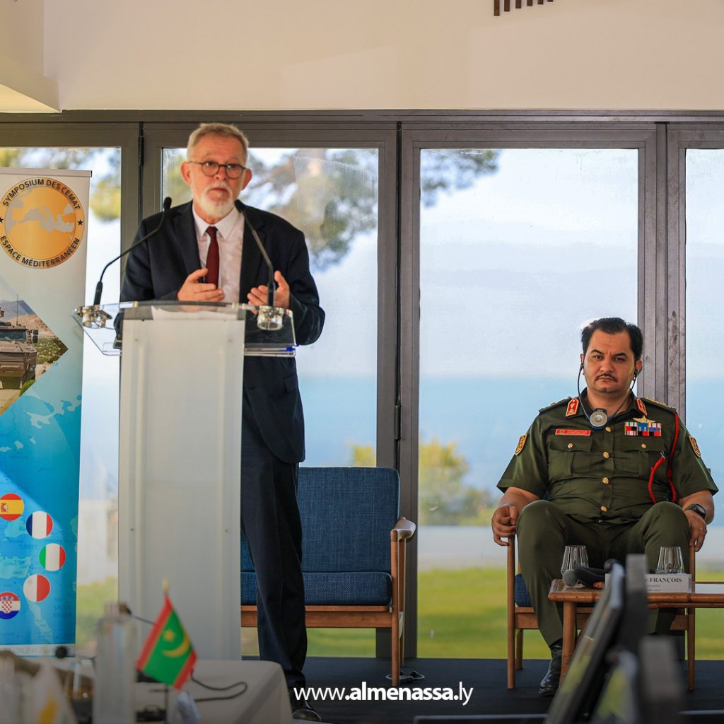 extra1111111111 8 الفريق ركن صدام حفتر يشارك في فعاليات اليوم الثاني لندوة رؤساء أركان القوات البرية لدول المتوسط في فرنسا