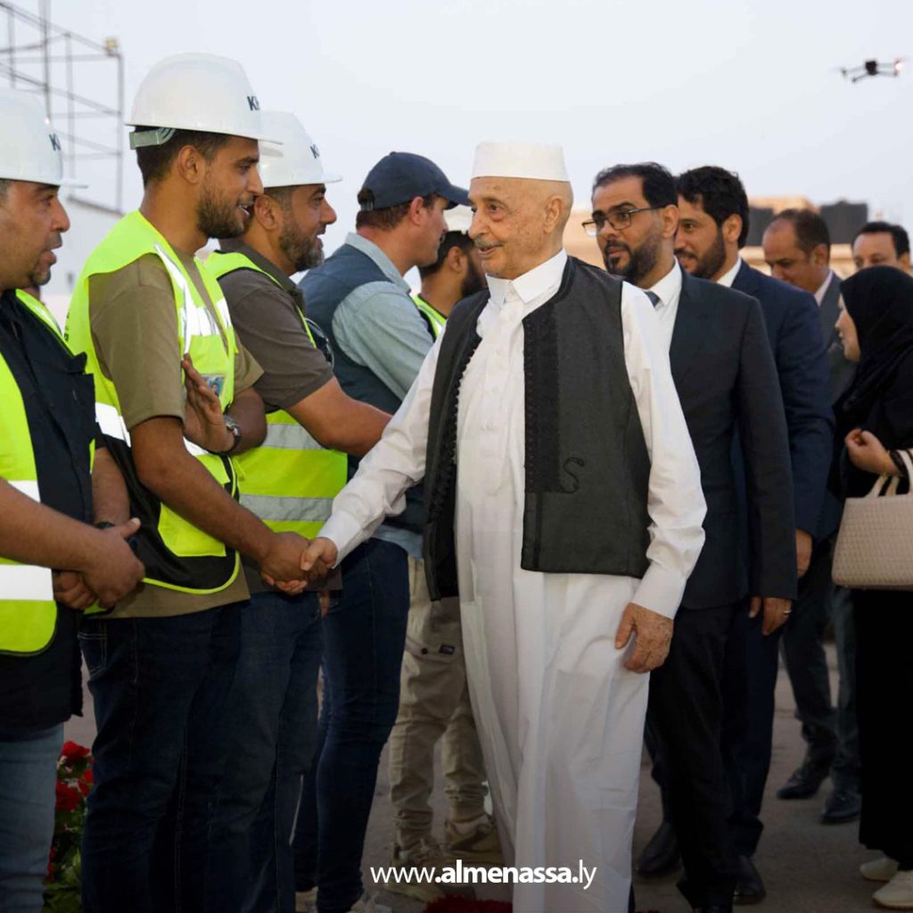 extra11111111111 14 رئيس مجلس النواب ومدير صندوق الإعمار يفتتحان عددًا من المشاريع التنموية في مدينة درنة