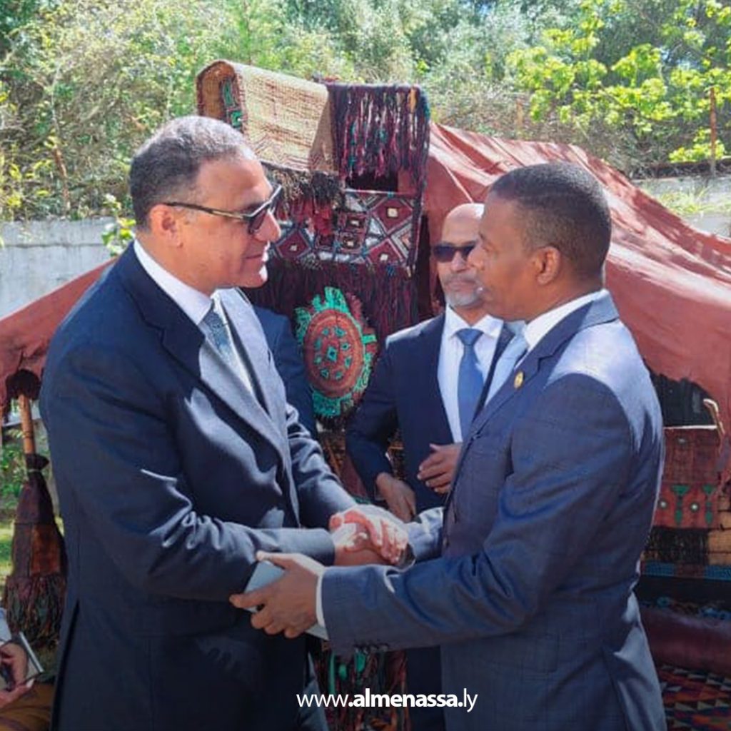 extra11111111111 5 سفير ليبيا لدى الجزائر يستقبل سفراء الدول العربية المعتمدين