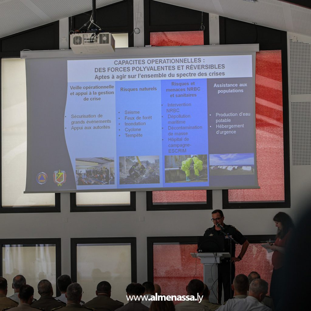 extra111111111111 2 الفريق ركن صدام حفتر يشارك في فعاليات اليوم الثاني لندوة رؤساء أركان القوات البرية لدول المتوسط في فرنسا