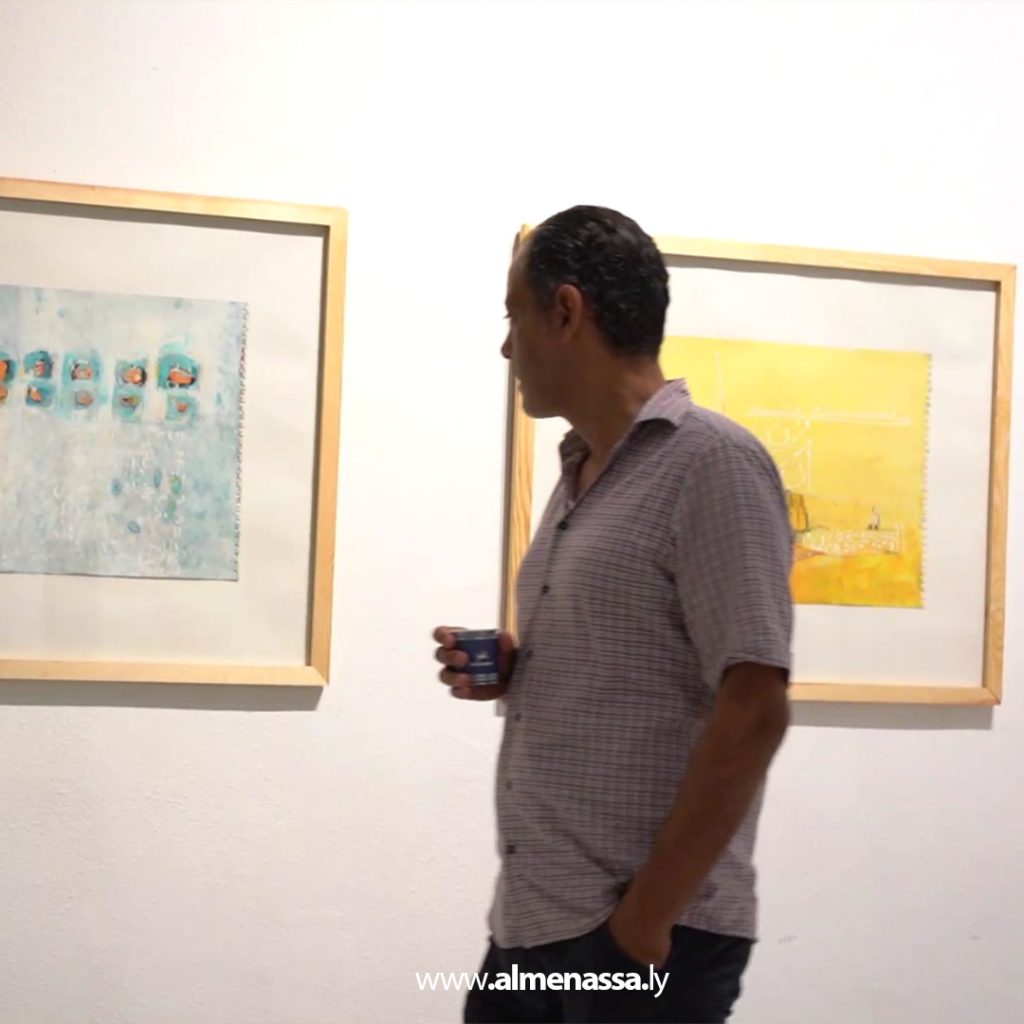 01 84 “Harbours of the Wind”: Ehab Al-Farsi’s exhibition closes in Benghazi with poetic resonance
