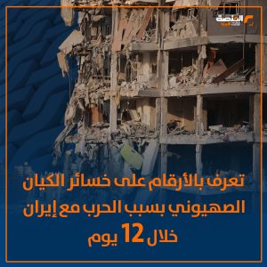 خسائر ضخمة للكيان الصهيوني بسبب الحرب مع إيران