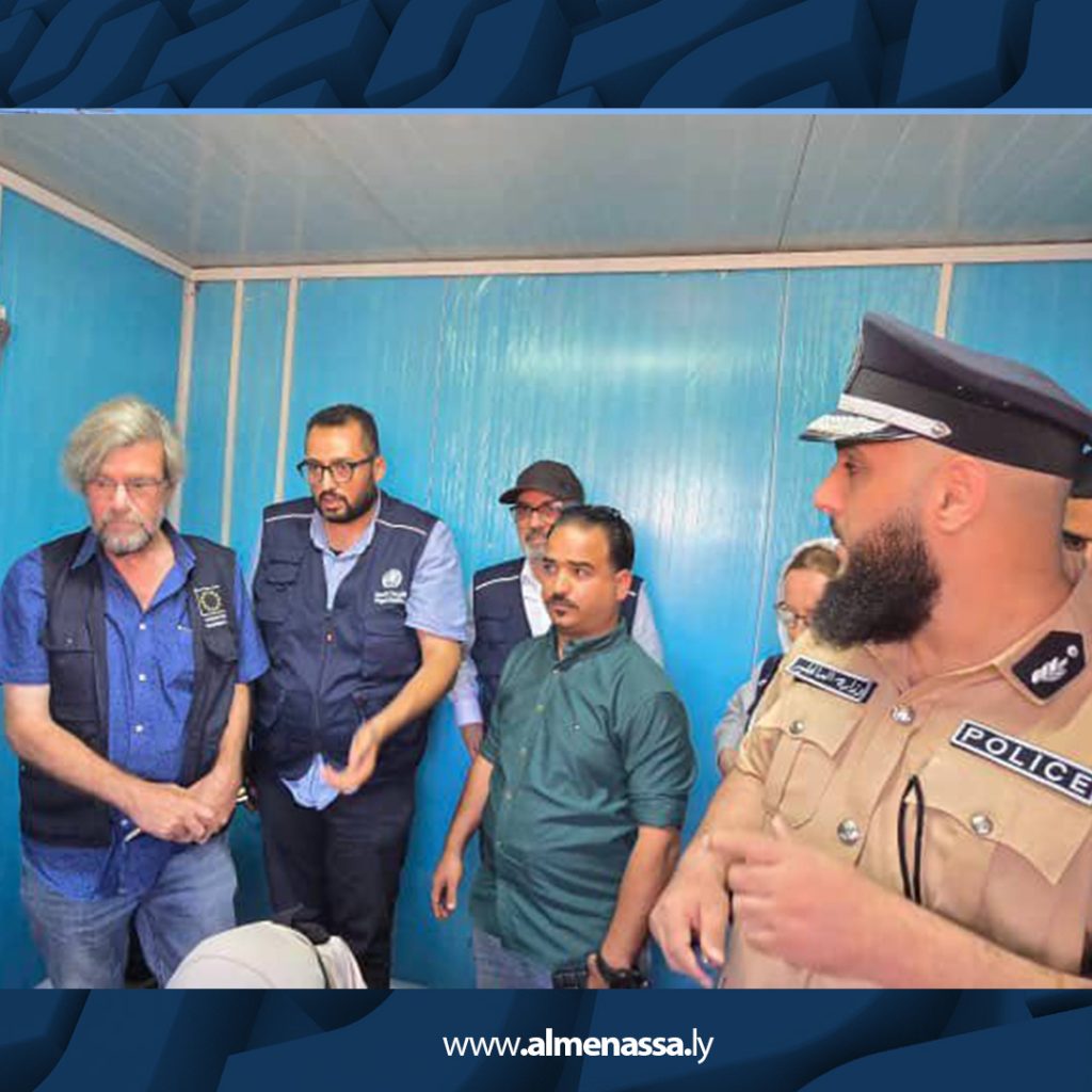 010 منظمة الصحة العالمية تزور جهاز مكافحة الهجرة بالكفرة وتبحث سبل دعم العمل الإنساني