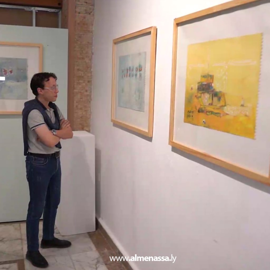 04 33 “Harbours of the Wind”: Ehab Al-Farsi’s exhibition closes in Benghazi with poetic resonance