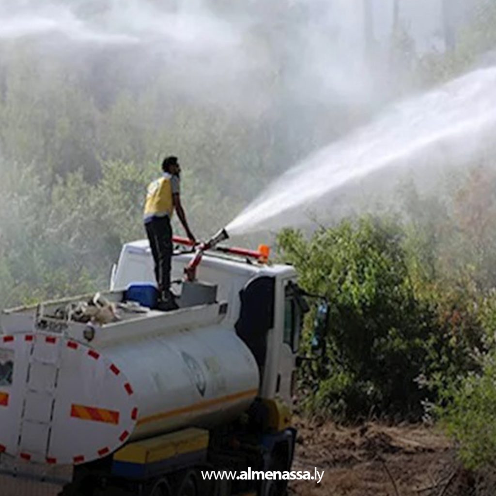 Extra 100 استمرار جهود السيطرة على حرائق اللاذقية بعد امتدادها في عدة أماكن من الريف