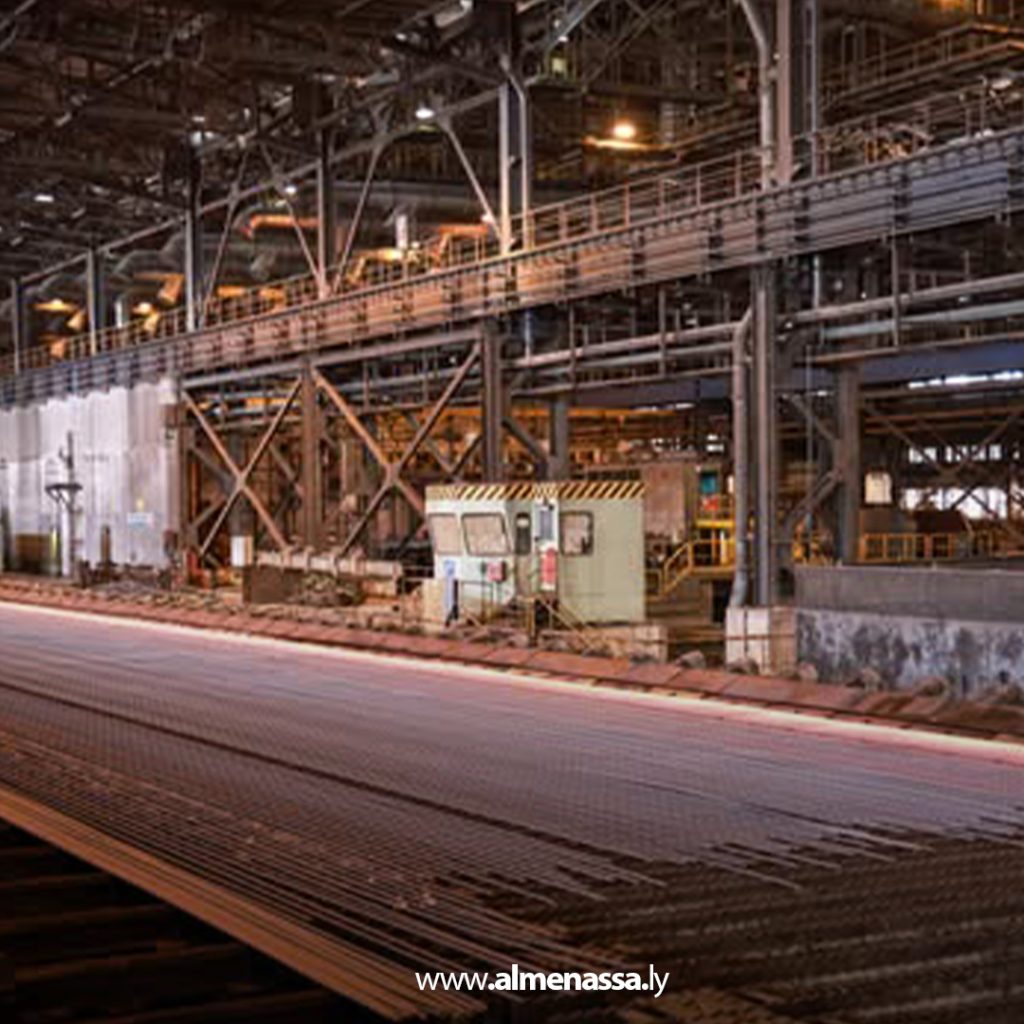 Extra 11 شركة الحديد والصلب: تشغيل الخط المزدوج لإنتاج الأسياخ بقطر "8" ملم