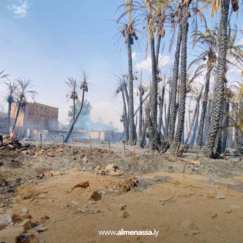 Extra 187 تصاعد حرائق الغابات ومزارع النخيل في جنوب ليبيا وسط تحذيرات من تغيّرات مناخية ومطالب بتعزيز الاستجابة