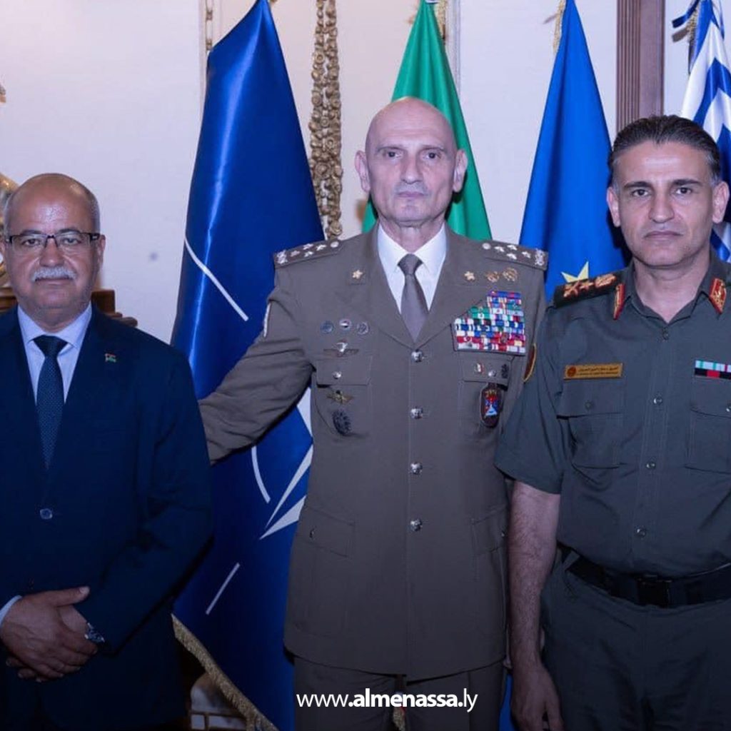 Extra 286 النمروش يبحث مع رئيس أركان الجيش الإيطالي سُبل تطوير التعاون العسكري