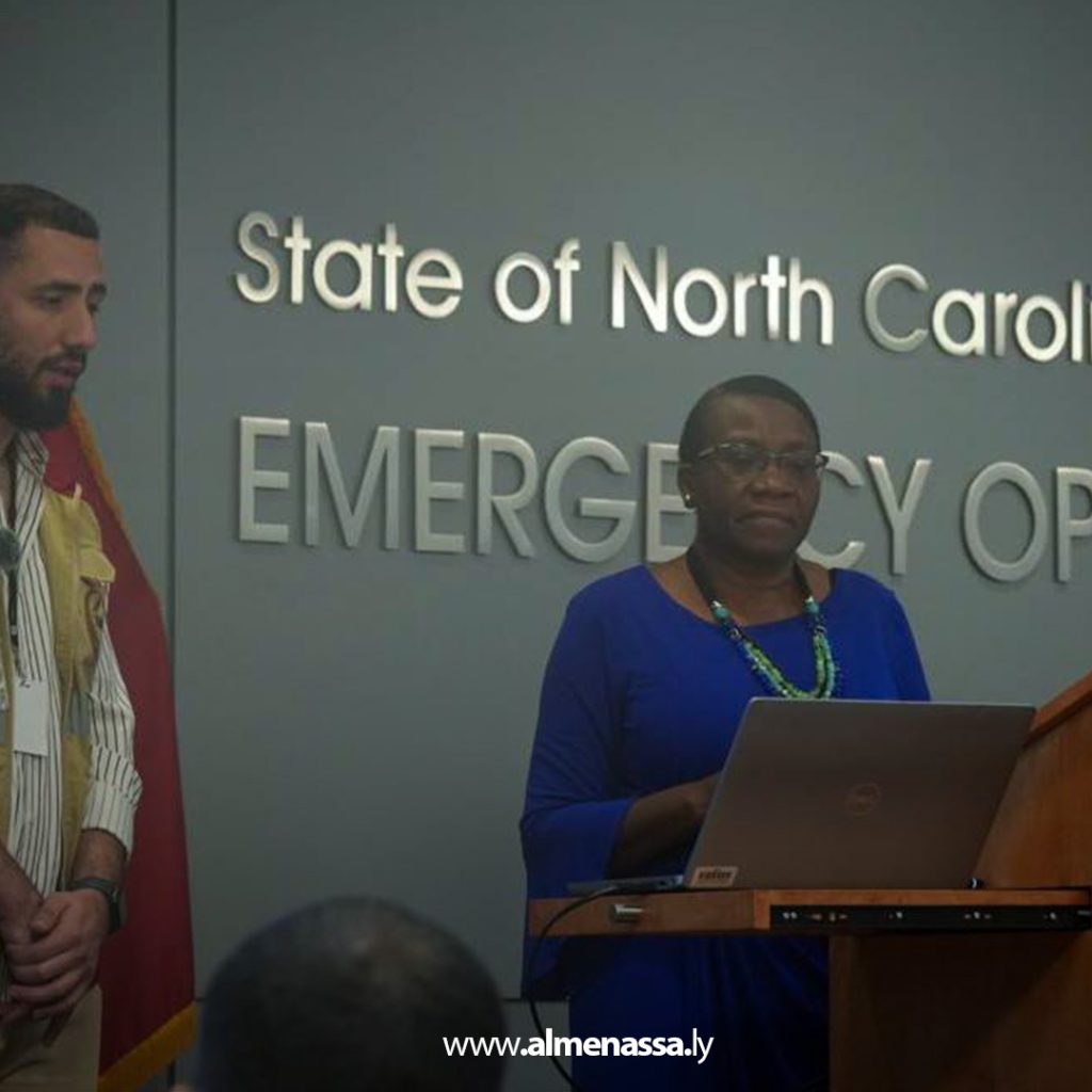 Extra 313 متدربو مركز طب الطوارئ والدعم يزورون مركز عمليات الطوارئ في نورث كارولاينا بالولايات المتحدة