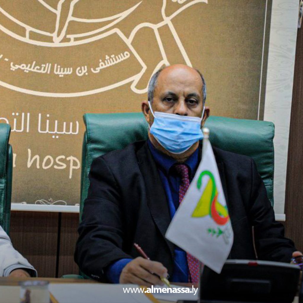 Extra 314 اجتماع موسّع بمستشفى بن سينا التعليمي بسرت لمتابعة سير العمل وتعزيز إجراءات مكافحة العدوى