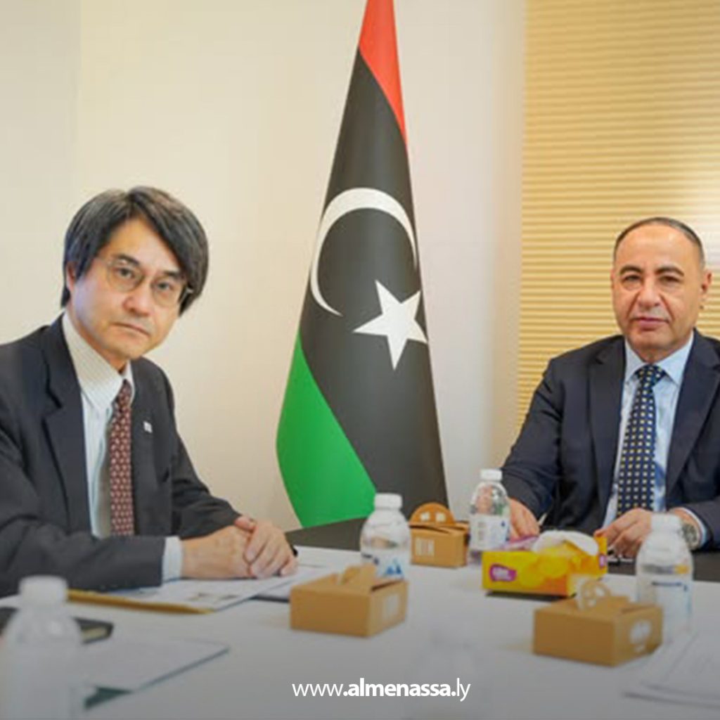 Extra 362 الباعور يلتقي السفير الياباني لبحث تعزيز التعاون الثنائي ومشاركة ليبيا في مؤتمر "تيكاد 9"