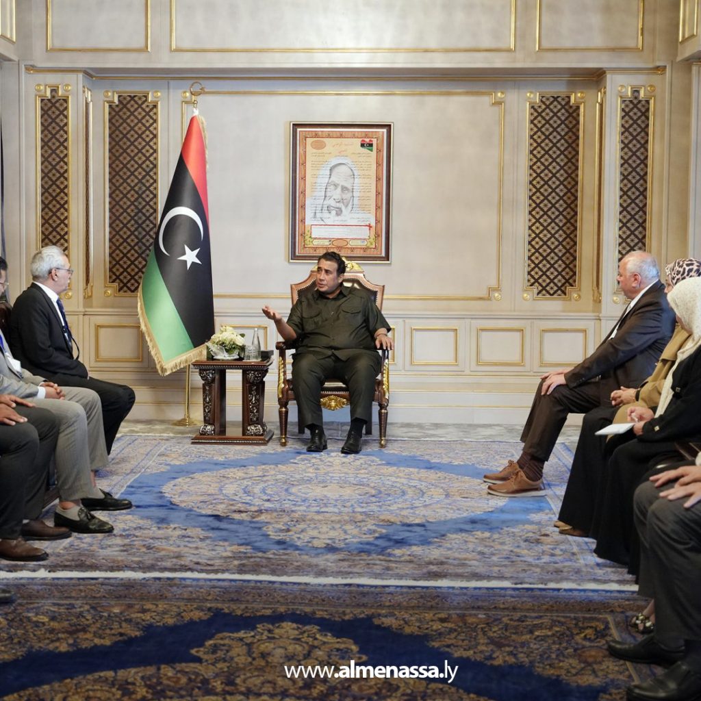 Extra 389 المنفي يستقبل وفدًا وطنيًا موسعًا لبحث مبادرات كسر الجمود السياسي وإنهاء المرحلة الانتقالية