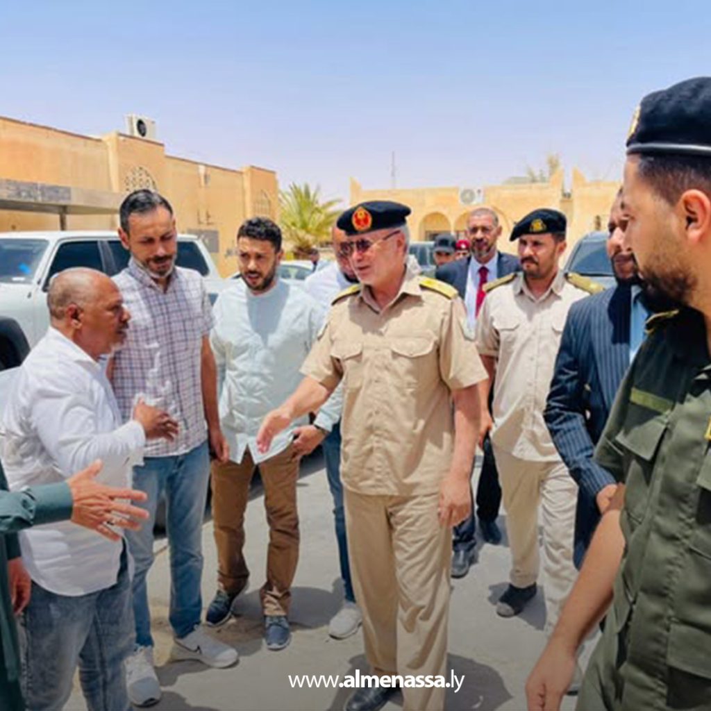 Extra 427 الجويلي يزور مستشفى غدامس العام لبحث استكمال صيانة المبنى الرئيسي