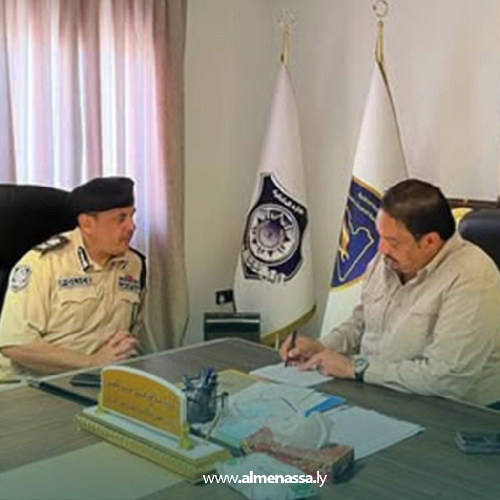 Extra 53 مديرية أمن سبها تبحث وضع خطة أمنية مشتركة مع جهاز مكافحة الهجرة