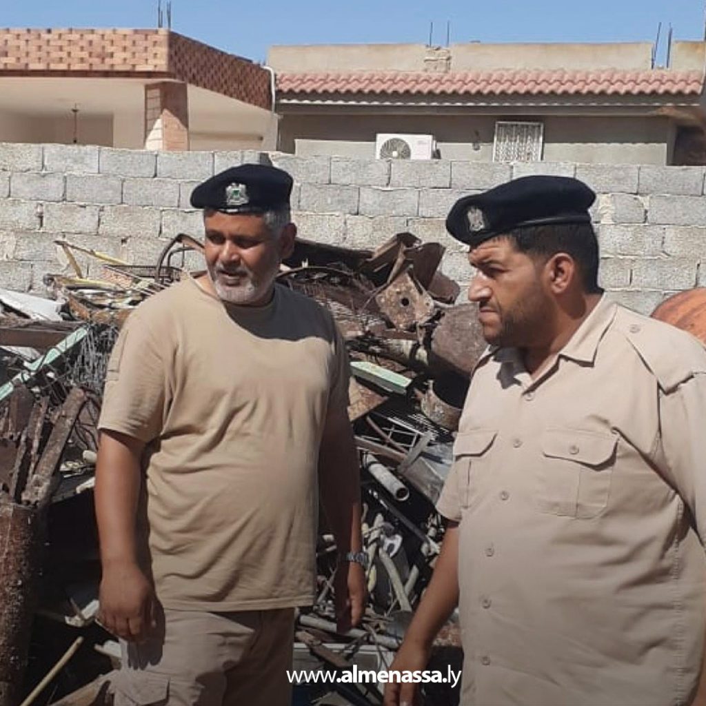 Extra1 132 الشرطة الكهربائية تواصل حملاتها على محال الخردة لضبط المخالفات