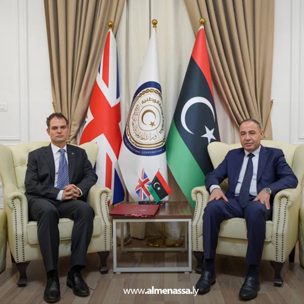 Extra1 140 الباعور يبحث مع فولكنر تعزيز الشراكة الليبية البريطانية