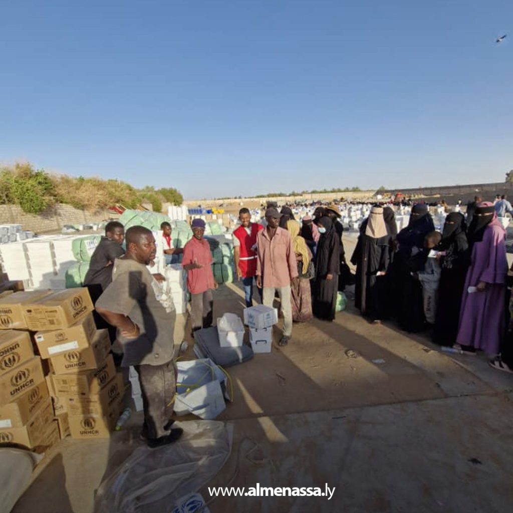 Extra1 188 المنظمات الدولية تواصل دعمها للاجئين في مدينة الكفرة