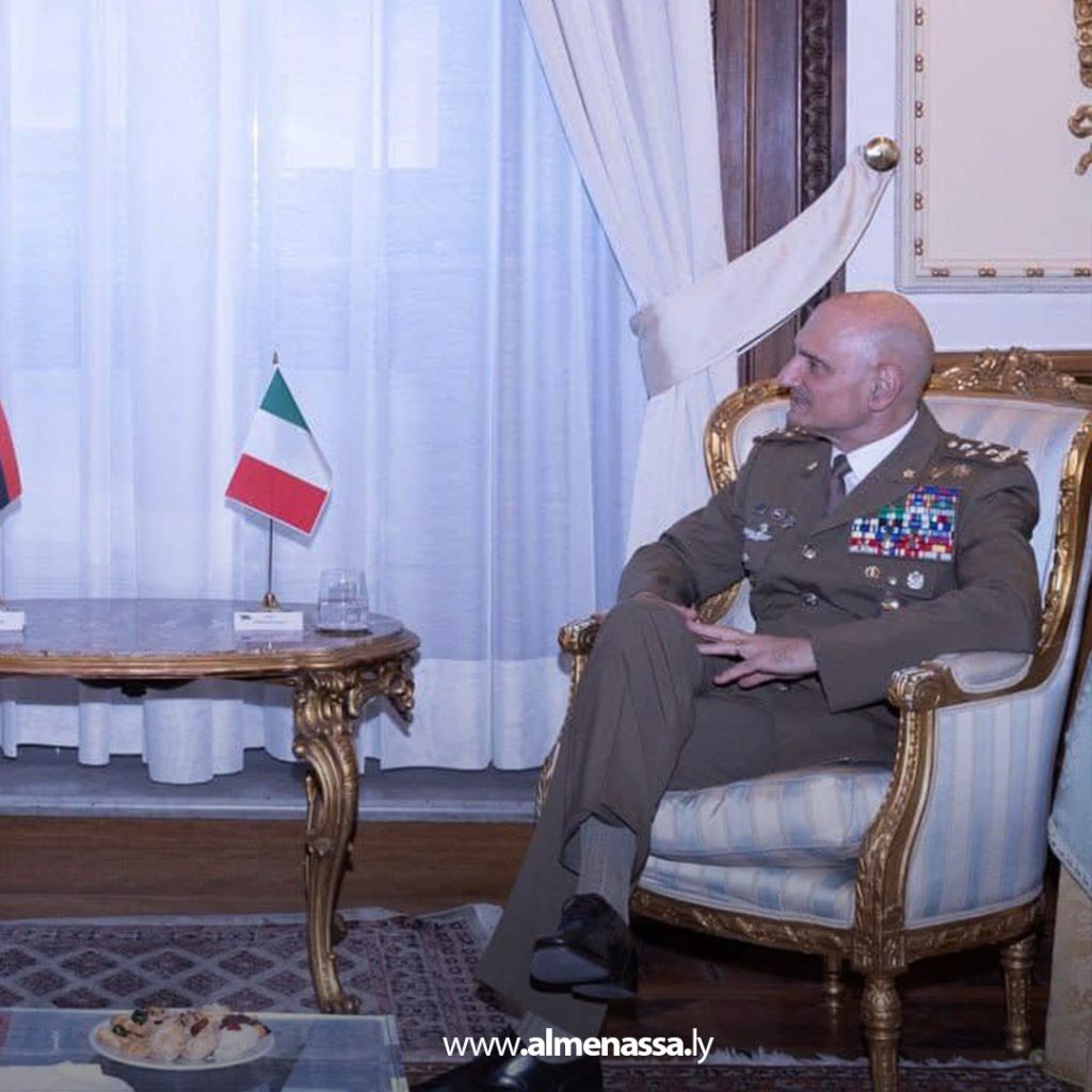 Extra1 197 النمروش يبحث مع رئيس أركان الجيش الإيطالي سُبل تطوير التعاون العسكري