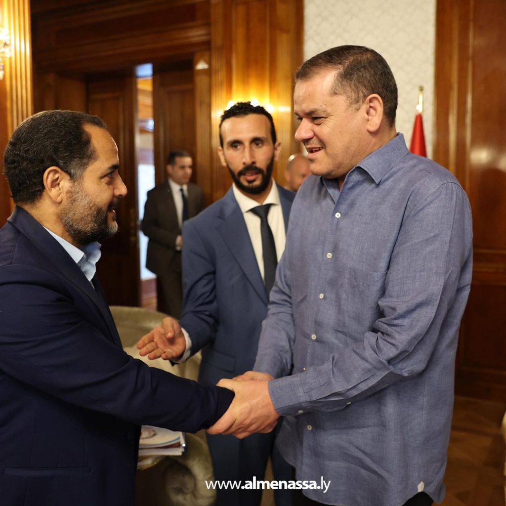 Extra1 204 الدبيبة يستقبل رئيس وأعضاء مجلس جامعة بني وليد