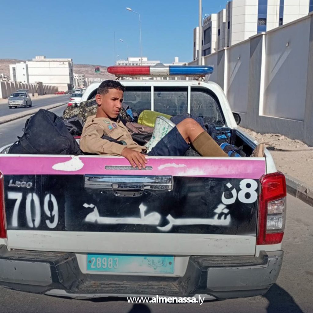 Extra1 221 نجاة 21 كشاف من مفوضية بنغازي في حادث سير أثناء توجههم إلى درنة