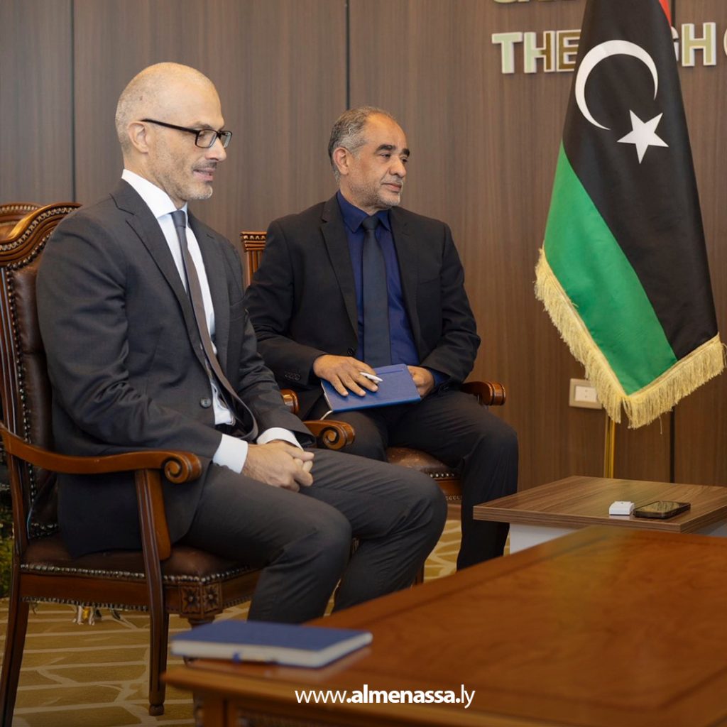 Extra1 262 رئيس المجلس الأعلى للدولة يستقبل سفير الاتحاد الأوروبي في ليبيا