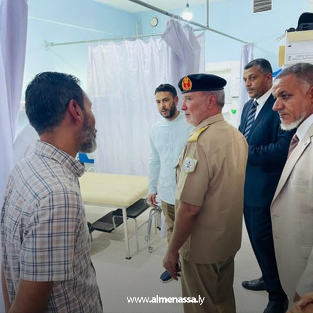 Extra1 269 الجويلي يزور مستشفى غدامس العام لبحث استكمال صيانة المبنى الرئيسي