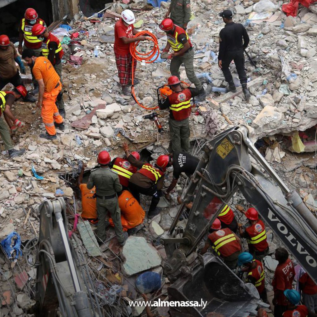 Extra1 47 ارتفاع حصيلة انهيار مبنى في باكستان الى 16 قتيلاً