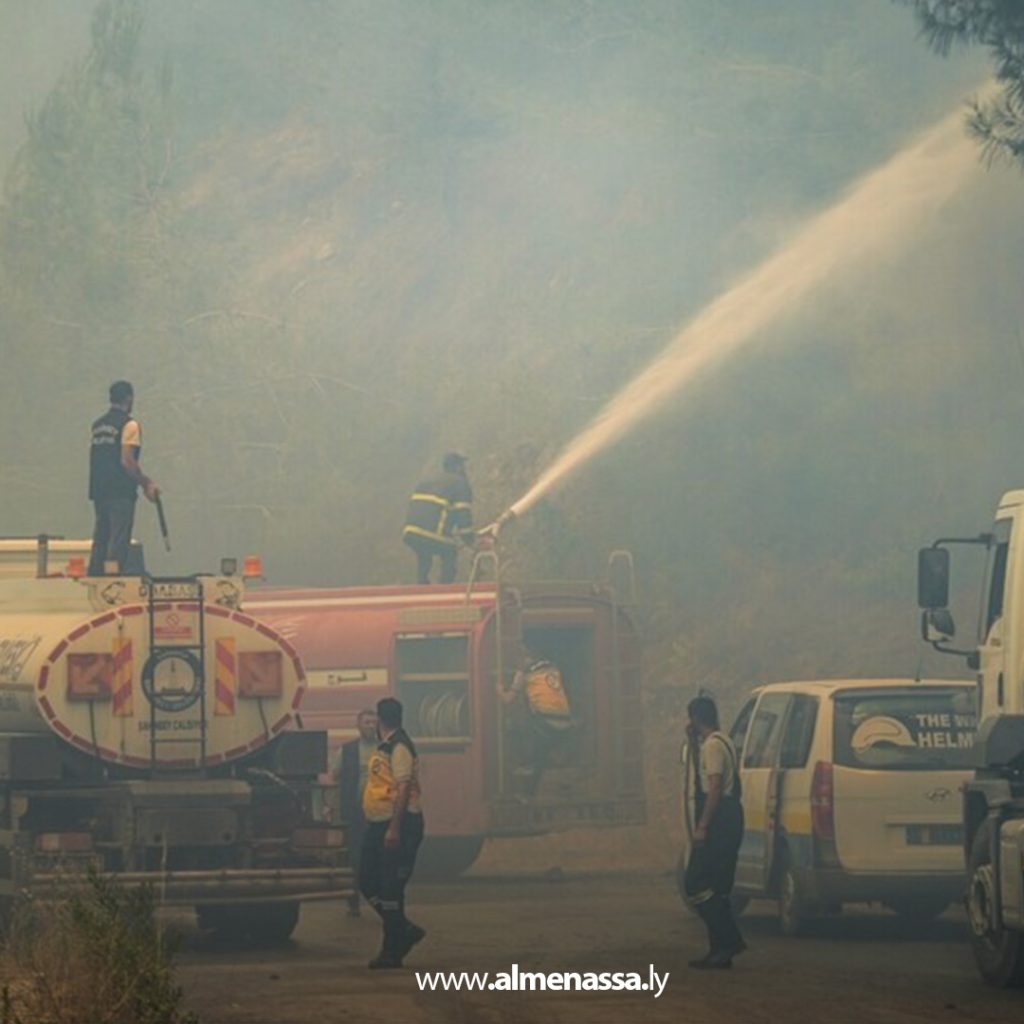 Extra1 57 استمرار جهود السيطرة على حرائق اللاذقية بعد امتدادها في عدة أماكن من الريف
