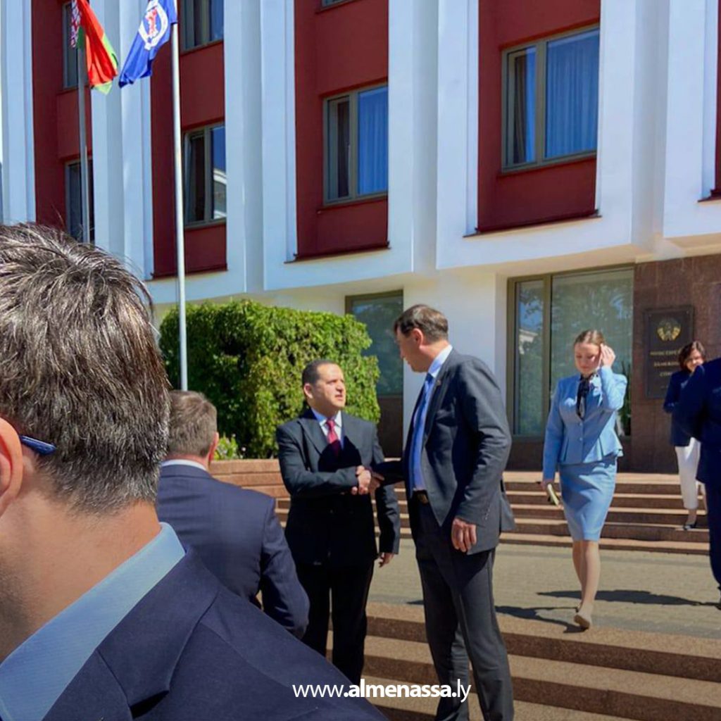 Extra11 13 وزير الخارجية الليبي يلتقي نظيره البيلاروسي في مينسك لتعزيز التعاون الثنائي