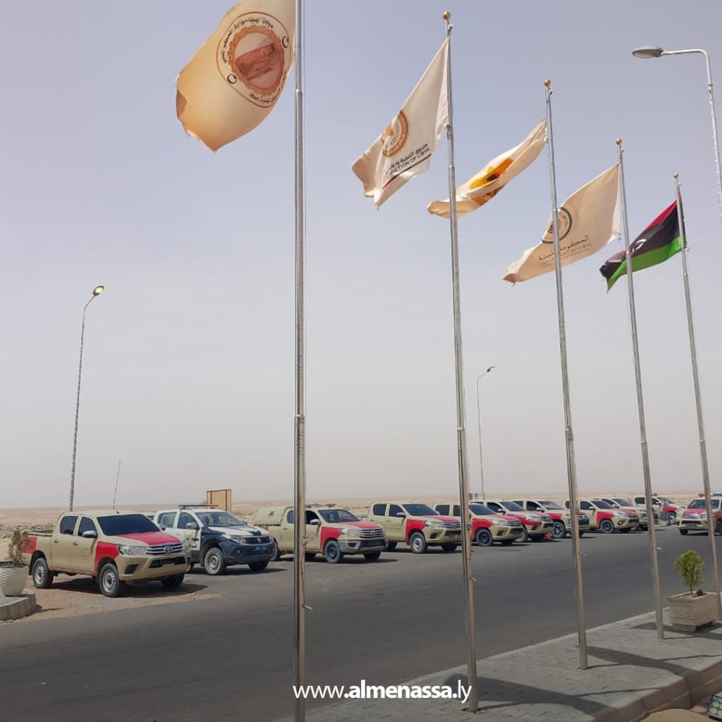 Extra11 137 الشرطة العسكرية تنفذ جولة ميدانية لتفقّد التمركزات الأمنية في مرزق ووادي عتبة