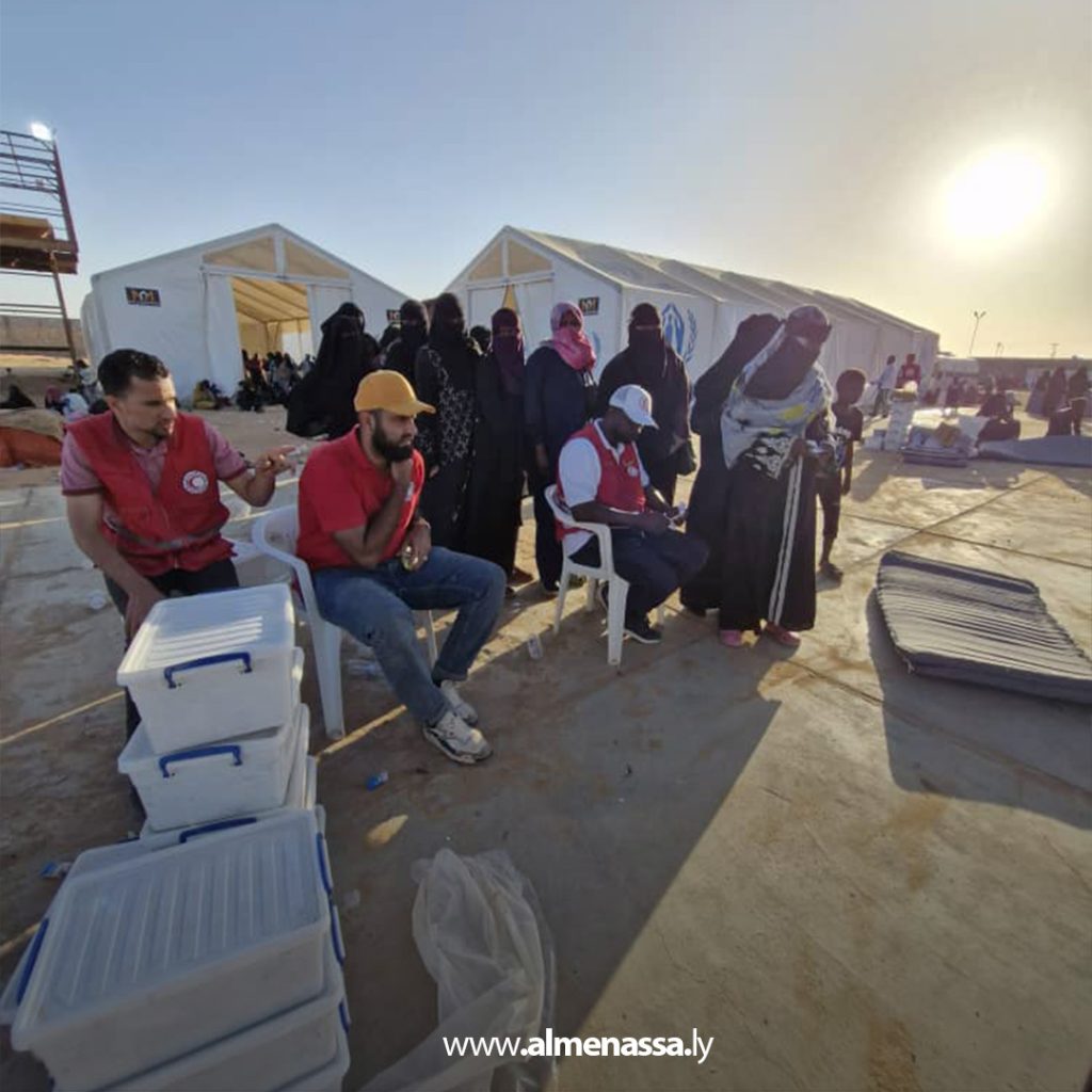 Extra11 155 المنظمات الدولية تواصل دعمها للاجئين في مدينة الكفرة