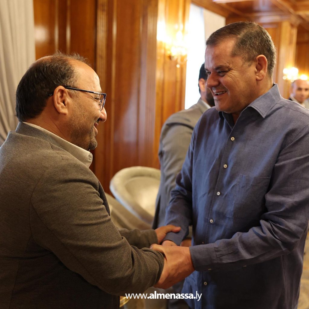 Extra11 169 الدبيبة يستقبل رئيس وأعضاء مجلس جامعة بني وليد