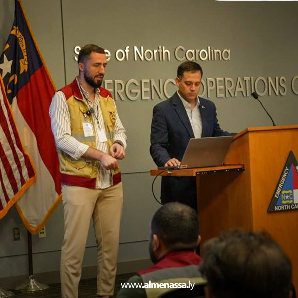 Extra11 180 متدربو مركز طب الطوارئ والدعم يزورون مركز عمليات الطوارئ في نورث كارولاينا بالولايات المتحدة