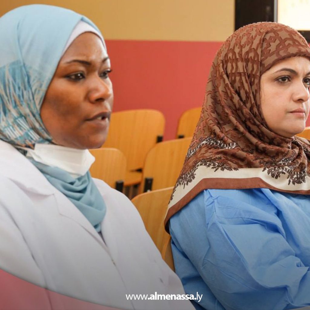 Extra11 6 استمرار تدريب العناصر الطبية المساعدة في قسم أمراض الدم والأورام بمركز بنغازي الطبي