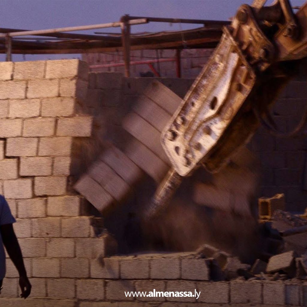 حملة لإزالة العشوائيات في واحة الجغبوب تمهيدًا لتنفيذ المشاريع التنموية 4 Extra111 112