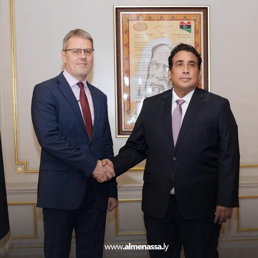 Extra111 137 المنفي يعتمد أوراق اعتماد سفير جمهورية التشيك لدى ليبيا