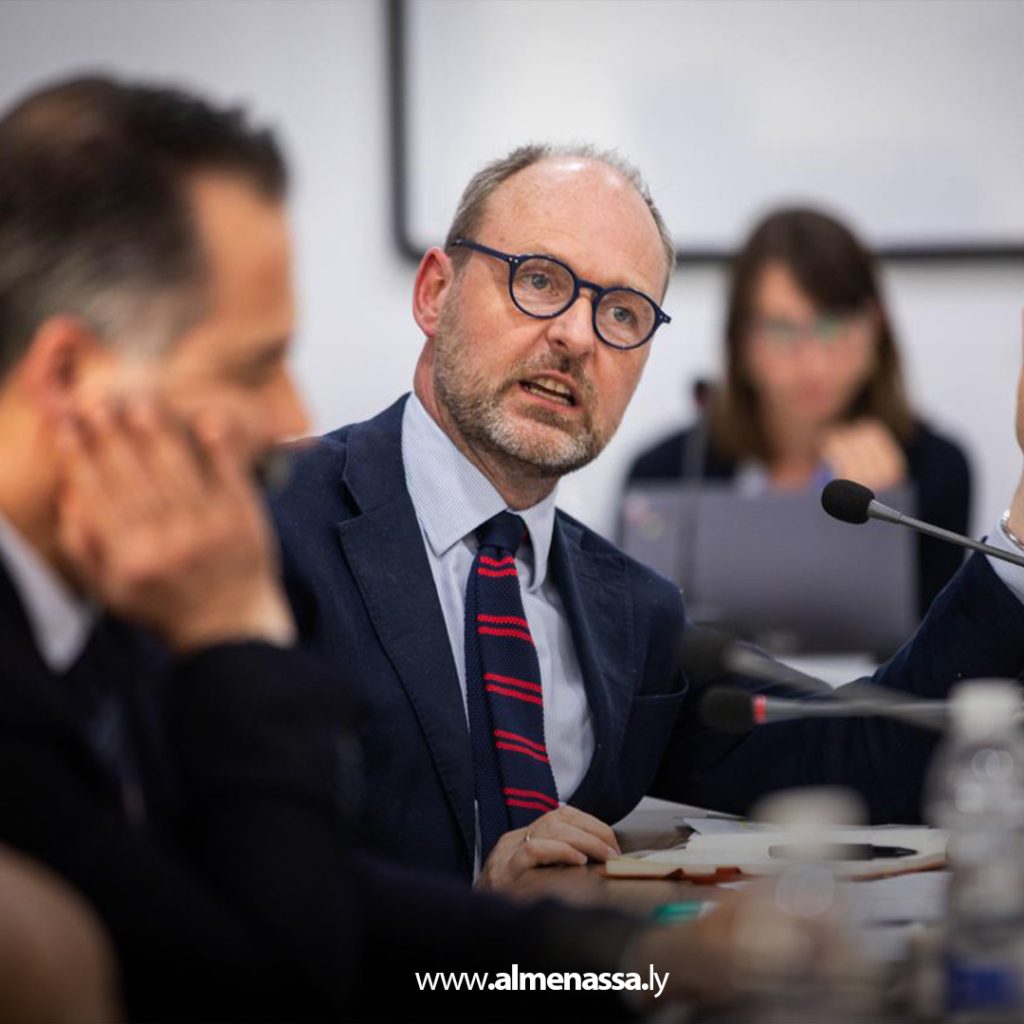 Extra111 154 تيته وطراف يترأسان اجتماع رؤساء مجموعات العمل التابعة لعملية برلين بشأن ليبيا