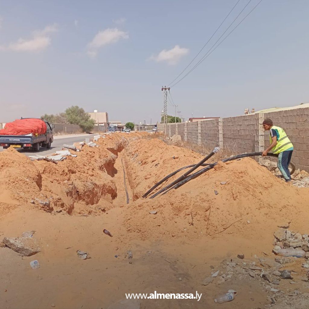 Extra111 5 الكهرباء تواصل تنفيذ مشروع ربط محطة النظم في الكريمية لتحسين استقرار الشبكة