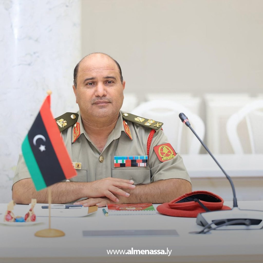 Extra111 8 لقاء بين الأمين العام للقيادة العامة الليبية ووزير الدفاع البيلاروسي في مينسك لتعزيز التعاون العسكري