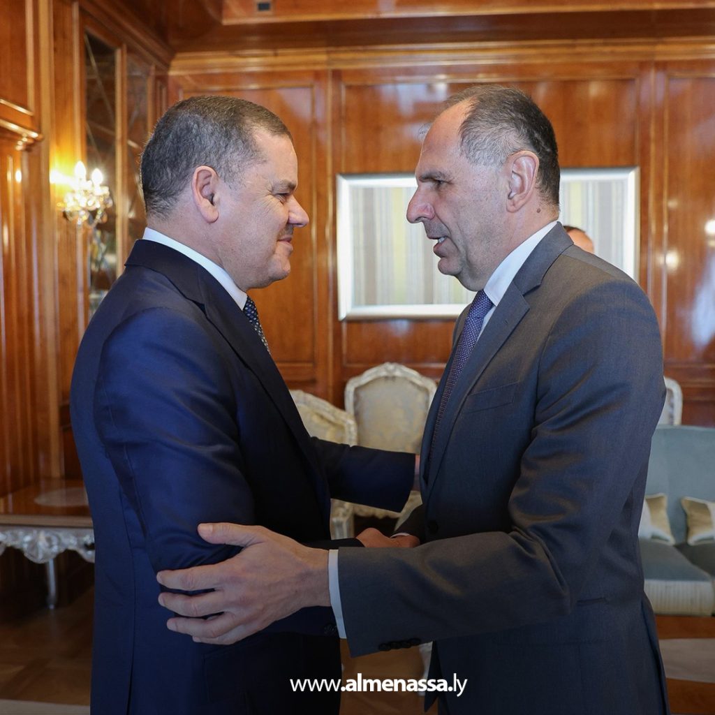 Extra111 97 الدبيبة يستقبل وزير الخارجية اليوناني ويبحثان تعزيز التعاون الثنائي وعودة الرحلات الجوية