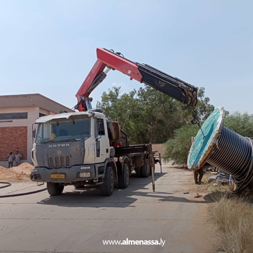 Extra1111 3 الكهرباء تواصل تنفيذ مشروع ربط محطة النظم في الكريمية لتحسين استقرار الشبكة