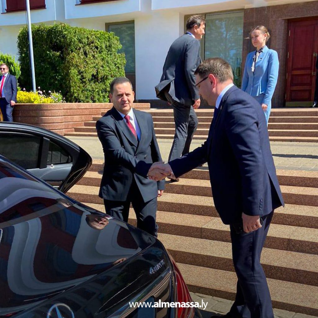 Extra1111 7 وزير الخارجية الليبي يلتقي نظيره البيلاروسي في مينسك لتعزيز التعاون الثنائي