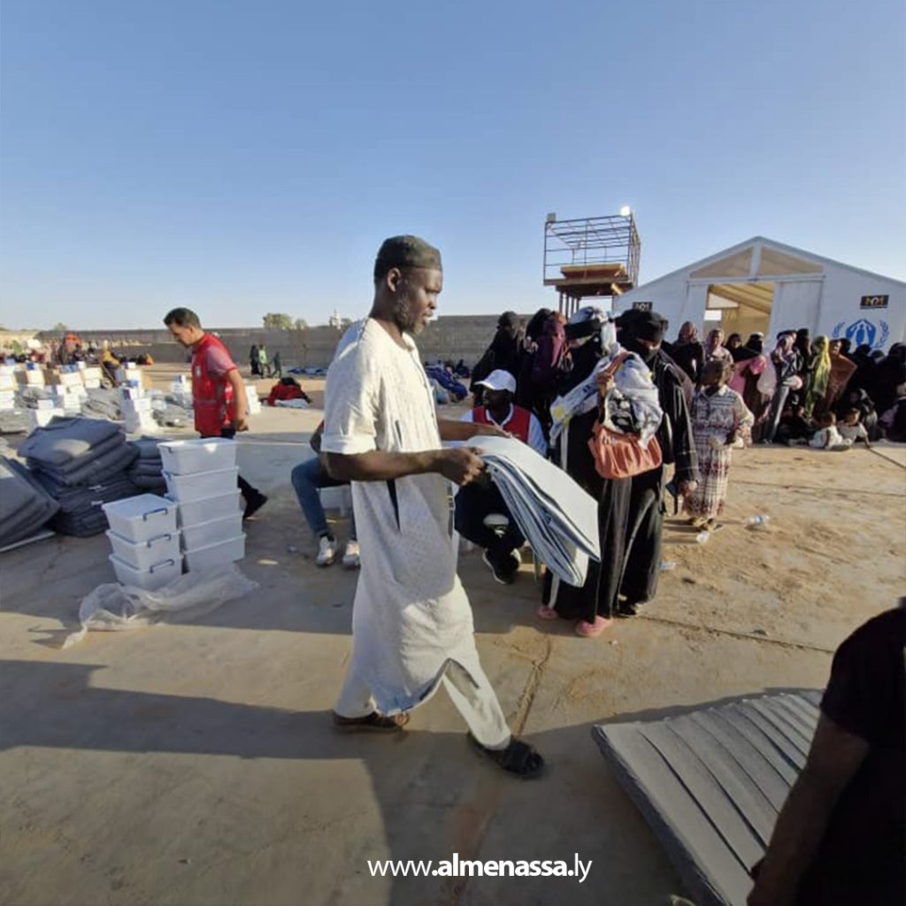 Extra1111 80 المنظمات الدولية تواصل دعمها للاجئين في مدينة الكفرة