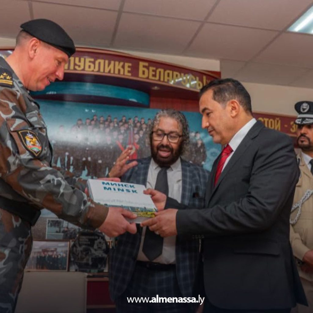 Extra1111 9 اللواء عصام أبوزريبة يزور مقر شرطة مينسك ويبحث سبل تطوير القدرات الأمنية