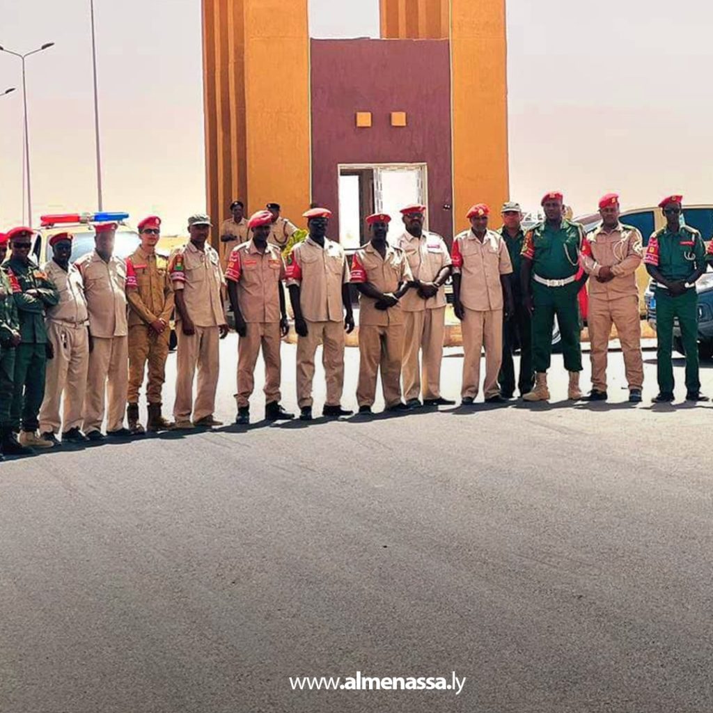 Extra11111 49 الشرطة العسكرية تنفذ جولة ميدانية لتفقّد التمركزات الأمنية في مرزق ووادي عتبة