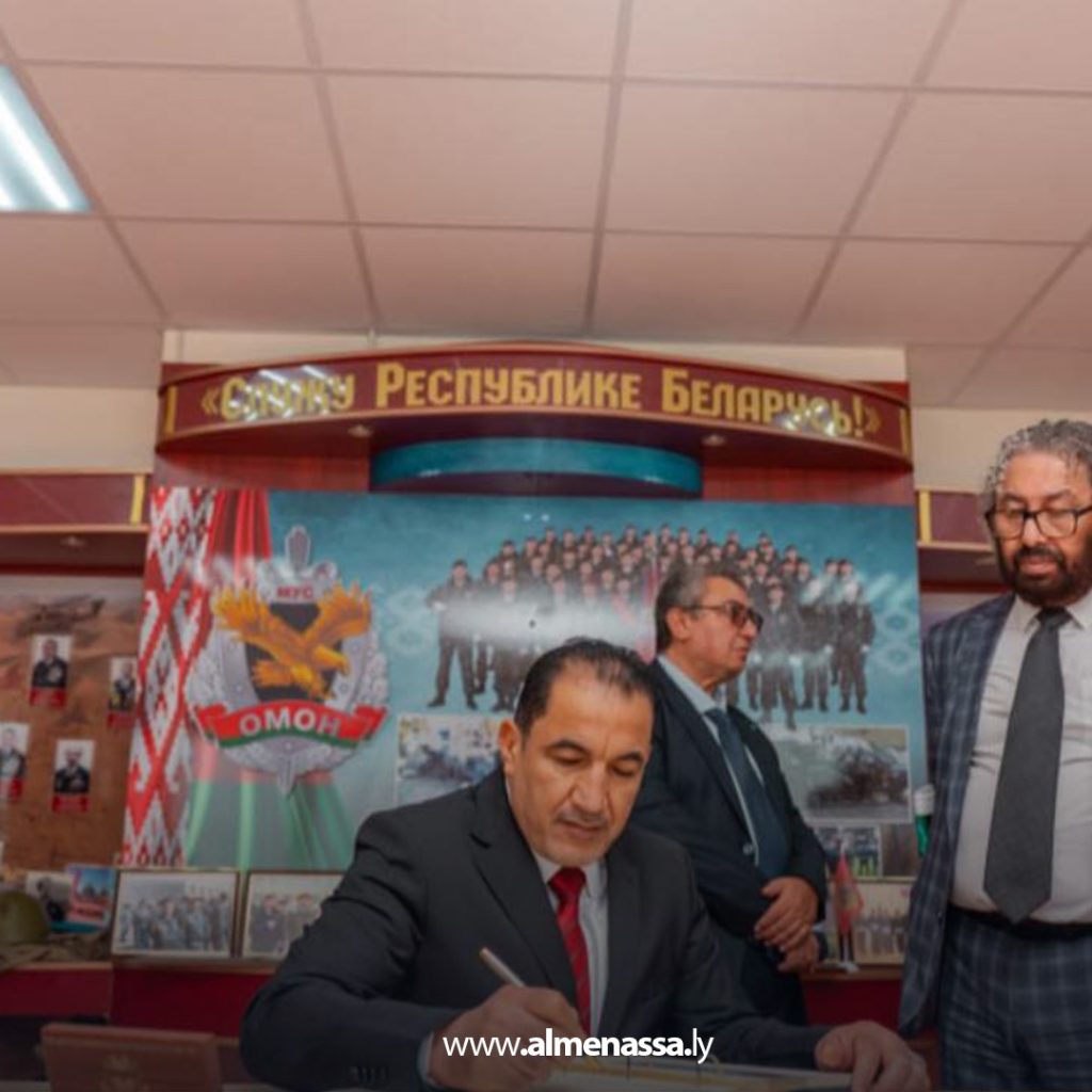 Extra11111 5 اللواء عصام أبوزريبة يزور مقر شرطة مينسك ويبحث سبل تطوير القدرات الأمنية