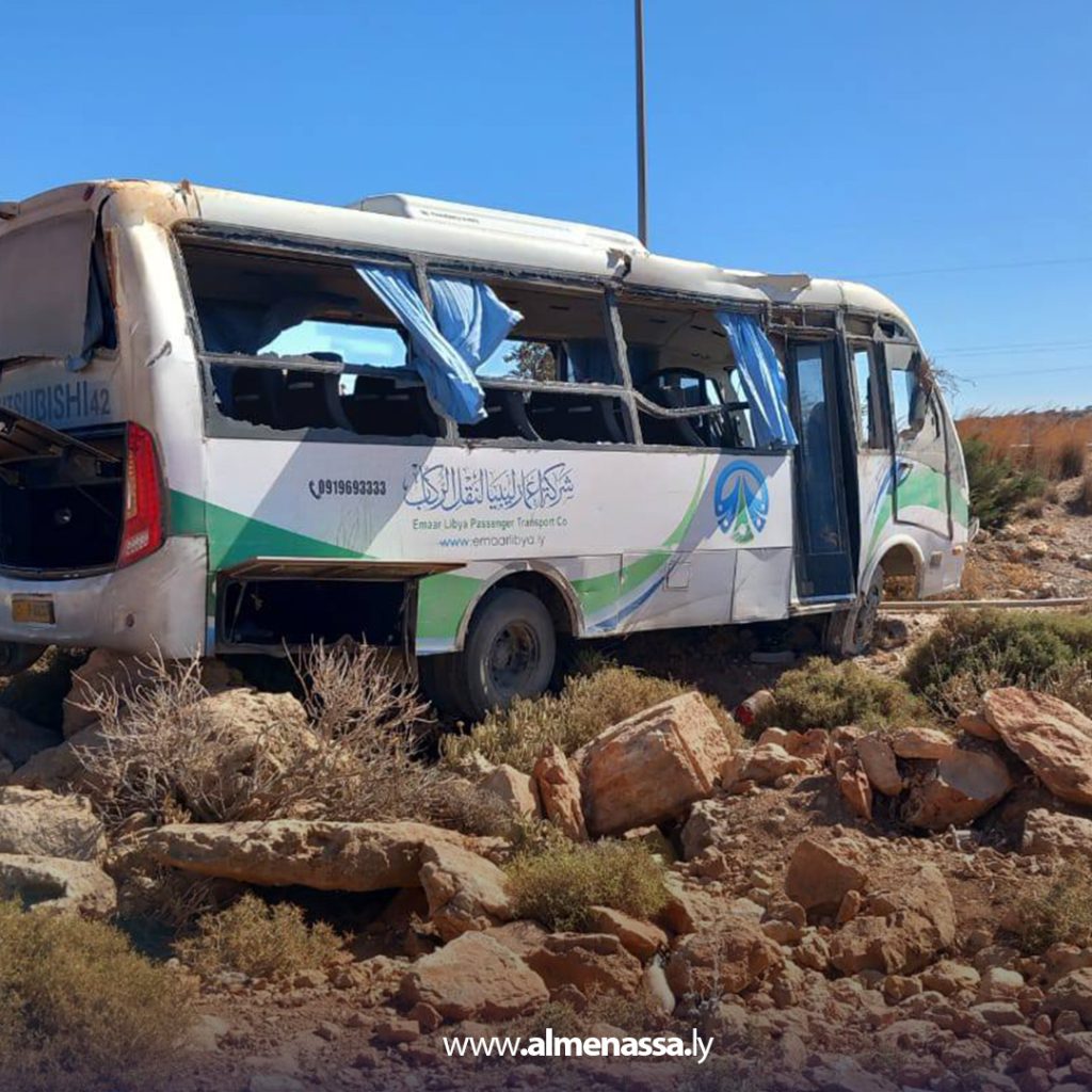 Extra111111 48 نجاة 21 كشاف من مفوضية بنغازي في حادث سير أثناء توجههم إلى درنة