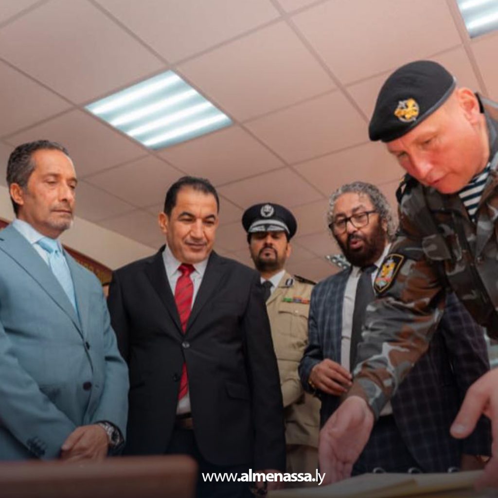 Extra1111111 2 اللواء عصام أبوزريبة يزور مقر شرطة مينسك ويبحث سبل تطوير القدرات الأمنية